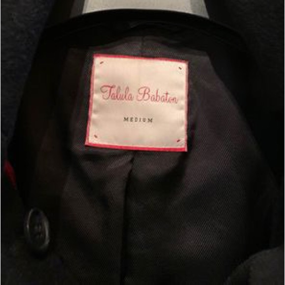 Aritzia Wool Pea Coat sz M - Picture 4 of 7